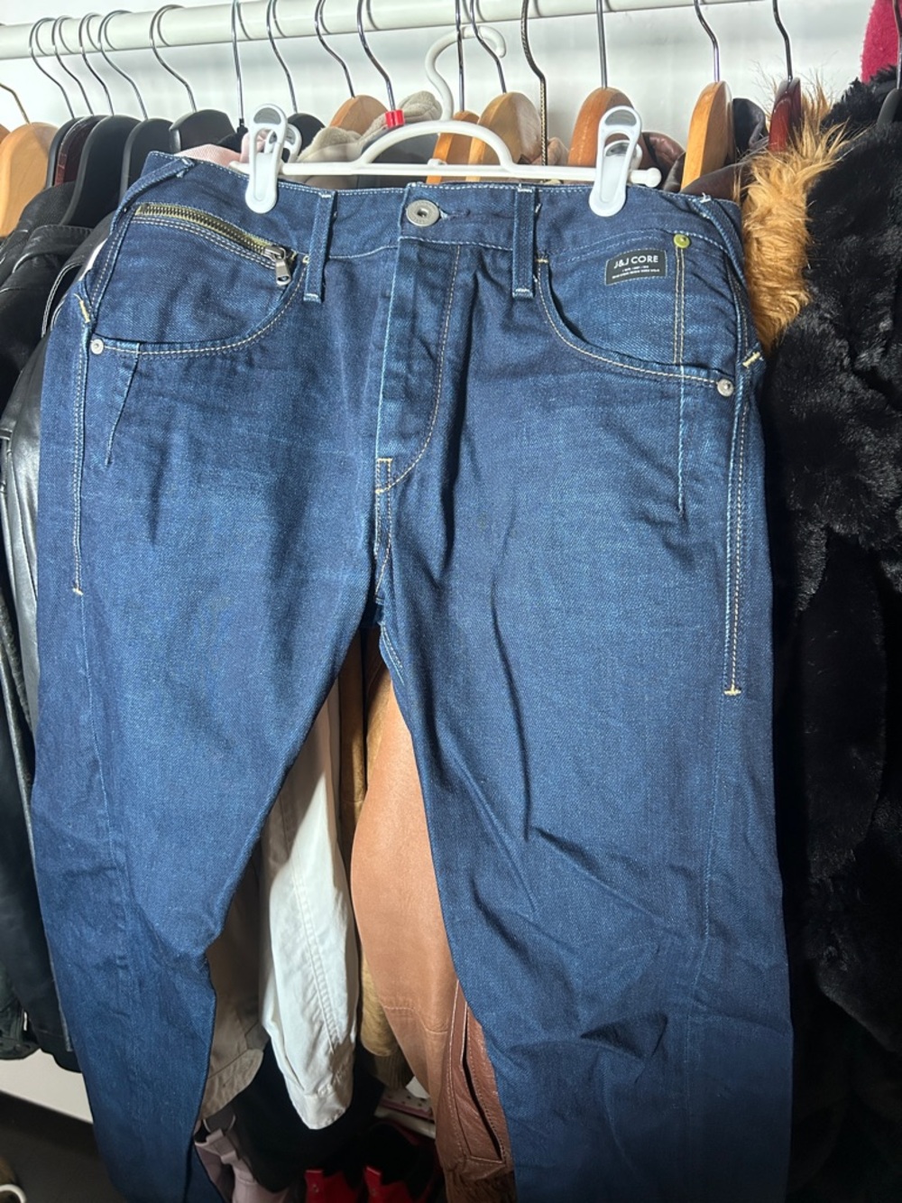 Men’s Jack & Jones Dark Blue Slim Denim Jeans